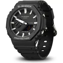 G-SHOCK Analog-Digitaluhr CasiOak Carbon Core schwarz-weiss