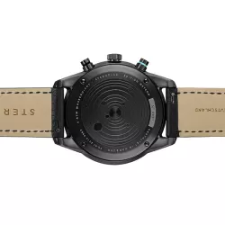 STERNGLAS Tachymeter 42 Quartz Chrono schwarz