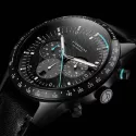 STERNGLAS Tachymeter 42 Quartz Chrono schwarz