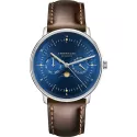 STERNGLAS Naos 38 Mondphasenuhr mit Tag und Datum blau