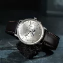 STERNGLAS Naos 38 Mondphasenuhr mit Tag und Datum silber