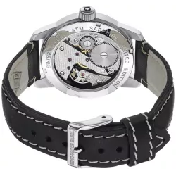 ZENO-WATCH BASEL Pilot Classic Handaufzug Fliegeruhr Wehrmachts Werk Datum