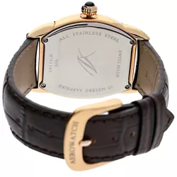 Aerowatch Streamline Automatik ros römische Zahlen Lederband