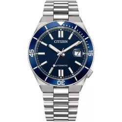 CITIZEN TSUYOSA Shore Diverlook Automatik Edelstahl blau