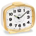 ATLANTA Glockenwecker mit Dauerlicht Silent gold