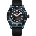 Swiss Military ProDiver 500 Automatik Taucheruhr Limited Edition blau SET