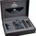 Swiss Military ProDiver 500 Automatik Taucheruhr Limited Edition blau SET