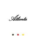 ATLANTA Rund Funkwecker dunkelgrau