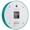 MONDAINE Wall Clock SBB Bahnhofswanduhr türkis