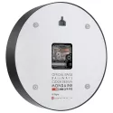 MONDAINE Wall Clock SBB Bahnhofswanduhr schwarz/weiss
