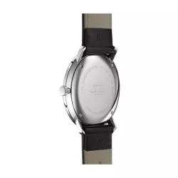 Junghans MAX BILL 38 Quartzuhr Stahl schwarz Index