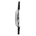 Junghans MAX BILL 38 Quartzuhr Stahl schwarz Index
