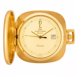 Design Taschenuhr Quartz Carr klein gold