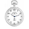 8 Tage Taschenuhr Handaufzug ZENO Sterling Silber Zahlen