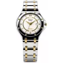 ZENO Tungsten De Luxe Hartmetall Quartuhr rund