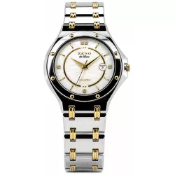 ZENO Tungsten De Luxe Hartmetall Quartuhr rund