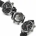 ZENO-WATCH BASEL Pilot Classic Fliegeruhr Automatik Wecker limitiert