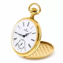 Klassik Taschenuhr Handaufzug Bulova Louis XVI vergoldet