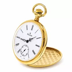 Klassik Taschenuhr Handaufzug Bulova Louis XVI vergoldet