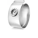 LANVIN Paris mechanische NOS Spangenuhr silber
