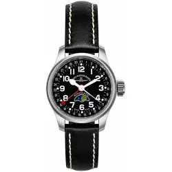 ZENO-WATCH BASEL Pilot Lady Automatik Fliegeruhr Mondphase