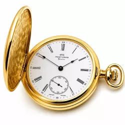 Klassik Taschenuhr Handaufzug JaquetGirard 18K Gold