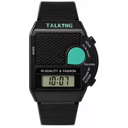 TALKiNG WATCH sprechende LCD Digitaluhr deutsch