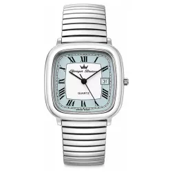 YONGER BRESSON Stretch Römisch Armbanduhr himmelblau