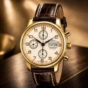 ZENO-WATCH BASEL NC Retro Chronograph vergoldet
