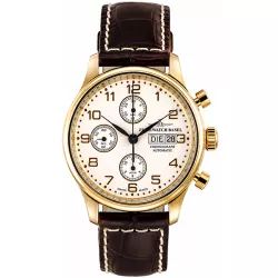 ZENO-WATCH BASEL NC Retro Chronograph vergoldet
