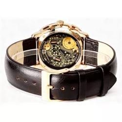 Junghans Meister fein Chronoscope Mega Solar Funkuhr vergoldet