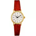 ETERNA Vintage Damen Golduhr Quartz Lederband