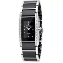 RENDEX Ceramic Elegant Quarzuhr schwarz