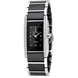 RENDEX Ceramic Elegant Quarzuhr schwarz