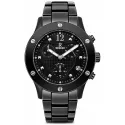 RENDEX Srews Chrono Quartzuhr Keramikband schwarz