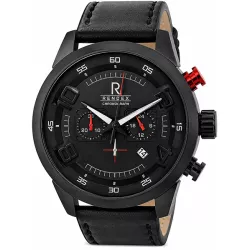 RENDEX Design XL Chronograph Quartzuhr schwarz