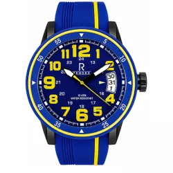RENDEX Fashion Sportuhr Quartz blau-gelb