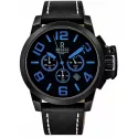 RENDEX Deep Blue XL Quartz Chronograph schwarz/blau