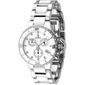 RENDEX Ceramic XL Lady Chrono Keramikband weiss