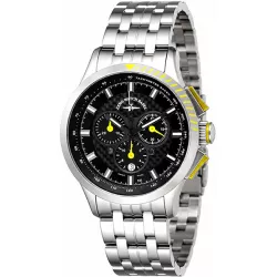 ZENO-WATCH BASEL H3 Fashion Chrono Lumi Quartzuhr gelb