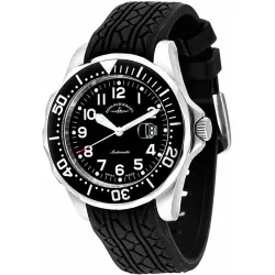 ZENO-WATCH BASEL Diver-Look Herrenuhr Automatik schwarz