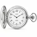Klassik Taschenuhr Handaufzug Numbers chrom