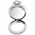 Design Taschenuhr Quartz zum Hinstellen weiss