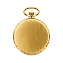Mondphasen Taschenuhr Quartz vergoldet römisch