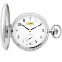 Klassik Taschenuhr Handaufzug Silber Numbers