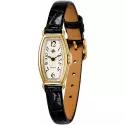 ROSEMONT mini 14K Gold Damenuhren im vintage Look schwarz
