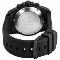 ZENO-WATCH BASEL PD Look Chronograph Quartz Edelstahl schwarz/gelb