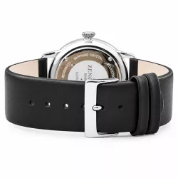 ZENO-WATCH BASEL Bauhaus Quartuhr weiss