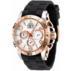 RENDEX Chrono Big Date Quartzuhr rose gold
