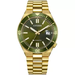 CITIZEN TSUYOSA Shore Diverlook Automatik gold oliv